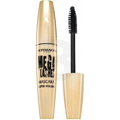 Dermacol Mega Lashes Super Volume Mascara Black riasenka pre mega objem 13 ml