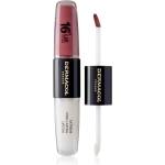 Dermacol 16H Lip Colour дълготрайно червило и гланц за устни цвят 12 Trouble Free 2x4ml