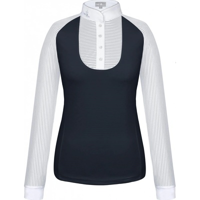 Fair Play Jezdecké závodní tričko s dlouhým rukávem JUSTINE AIRY LS Bílá