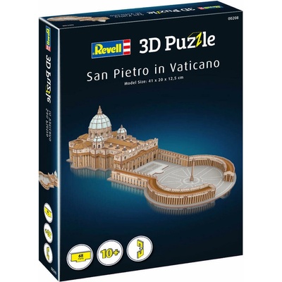 Revell 3D puzzle Bazilika svätého Petra Vatikán 68 ks