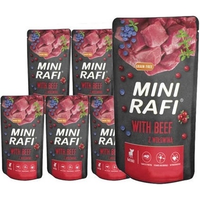 Dolina Noteci Mini Rafi s hovězím masem 10 x 150 g
