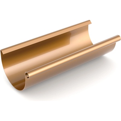 Bryza PVC strešný žľab 125 mm 3 bm medený