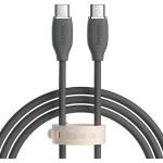 Baseus Кабел Baseus Jelly (CAGD030101), USB C(м) към USB C(м), 2m, 100W, черен (CAGD030101 / 56819)