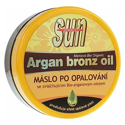Vivaco SUN Argan Bronz Oil масло за след слънчева баня с био арганово масло 200 мл