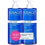 Uriage DS Hair Комплект - Нежен балансиращ шампоан, 2х 500 ml - ozone