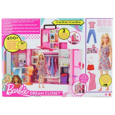 Barbie Mattel Módní šatník snů s panenkou HGX57