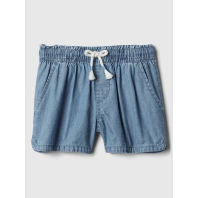 GAP Detské chambray kraťasy Pull-On Modrá
