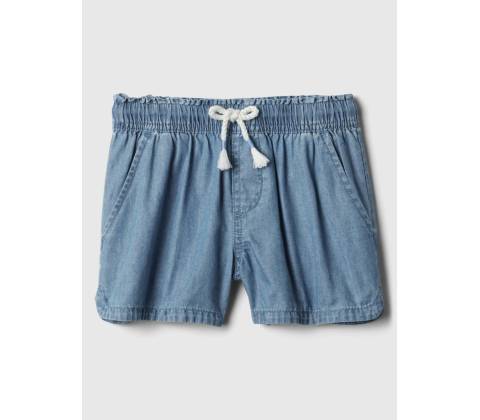 GAP Detské chambray kraťasy Pull-On Modrá