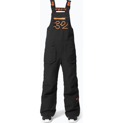 ThirtyTwo Детски панталони за сноуборд ThirtyTwo Youth Basement Bib black/orange