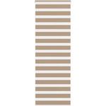 vidaXL Зеброва щора, пясъчно кафява, 70x200 см, ширина на плата 65, 9 см, полиестер (4014567)