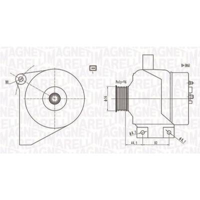 generátor MAGNETI MARELLI 063731861010
