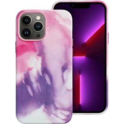 Forcell Magsafe Кожен Калъф за iPhone 13 Pro Max, Forcell Leather Splash Case, Розов (5903396193484)