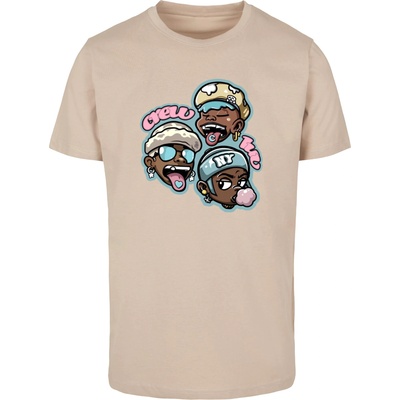 Mister Tee Тениска Crew Luv Tee sand XXLUB-MT3376-00208 - Тъмносив, размер L