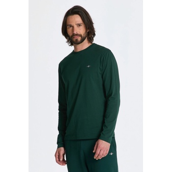 Gant tričko Reg Shield LS zelené