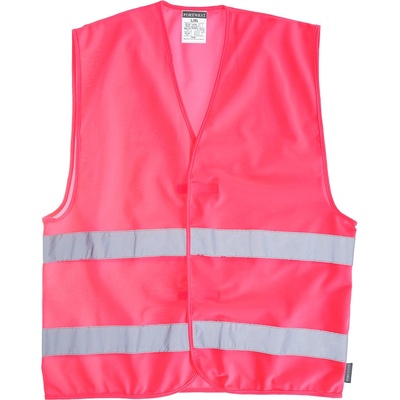 Portwest hi-vis iona f474 / Жилетка със светлоотразителни ленти - розова s/m (f474pirs/m)