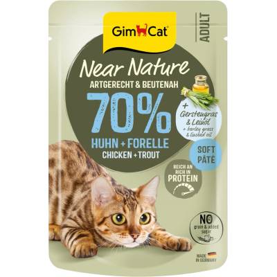 GimCat Near Nature Kuře a pstruh 16 x 85 g
