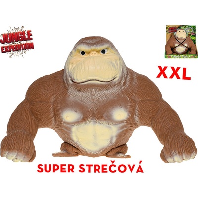 Mikro trading Jungle Expedition Gorila super strečová 22 cm XXL 2 kg