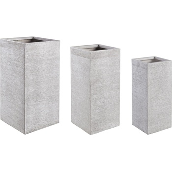 Bizzotto ДЕКОРАТИВНА САКСИЯ 3БР. graffiti БЯЛА (0790579)