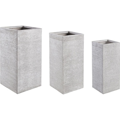 Bizzotto ДЕКОРАТИВНА САКСИЯ 3БР. graffiti БЯЛА (0790579)