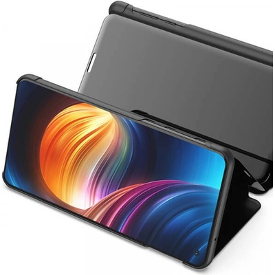 Pouzdro SES Zrdcadlové silikonové flip pro Xiaomi Mi 10T Lite - černé