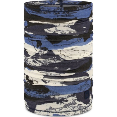 Buff MERINO LIGHTWEIGHT DIGITAL PRINTS Modrá