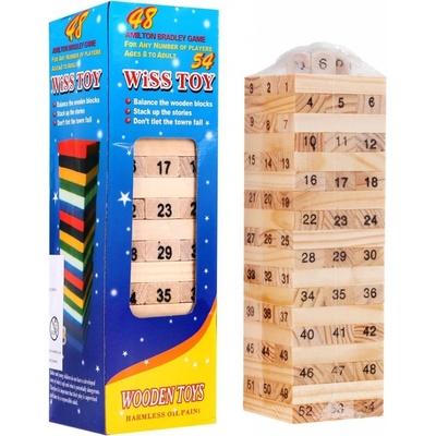 RKToys Jenga tower dřevěná věž