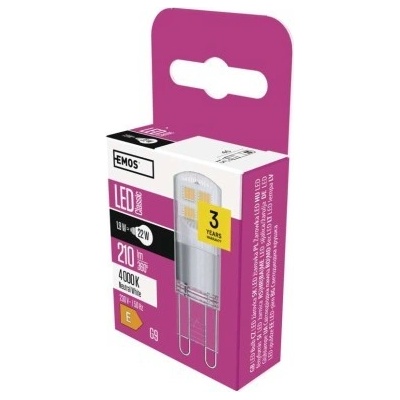Emos LED žiarovka Classic JC G9 1,9 W 22 W 210 lm neutrálna biela