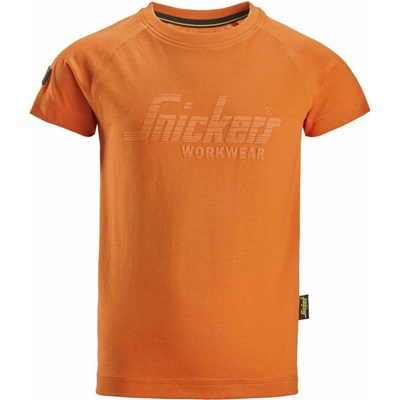 Snickers Workwear tričko detské oranžové