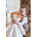 Kaloo Valentine Doll Tendresse 80 cm v bielych šatách z jemného textilu