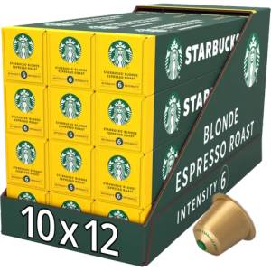 Starbucks Blonde Espresso печено кафе на капсули за Nespresso 120 бр