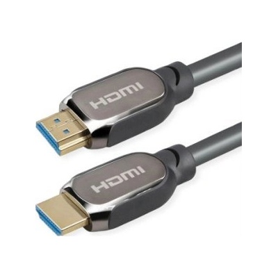Roline HDMI кабел ROLINE 11.04. 6012, 8K (7680 x 4320) Ultra HD, ATC, черен, 3м (11.04.6012)