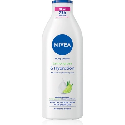 Nivea Lemongrass хидратиращо мляко за тяло 400ml