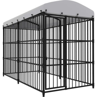 vidaXL Venkovní psí kotec se střechou 300 x 150 x 210 cm