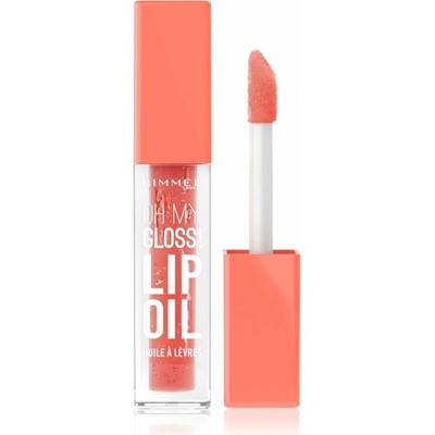 Rimmel Oh My Gloss! Lip Oil olej na pery s hydratačným účinkom 002 Peachy Coral 4,5 ml