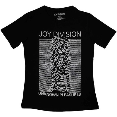 Joy Division Unknown Pleasures FP Black L Дамски Риза (JDTS04LB03)