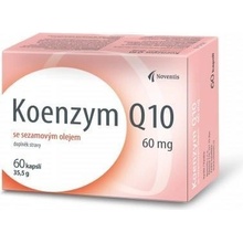 Noventis koenzym Q10 60 mg se sezamovým olejem 60 kapslí