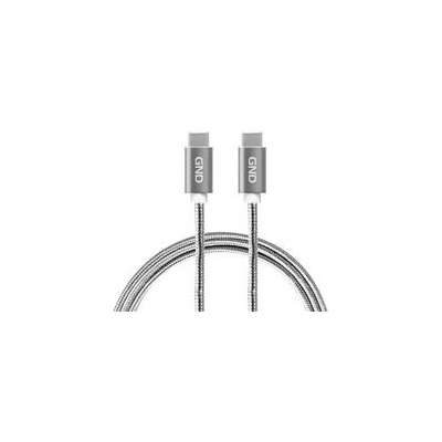 GND USBCC200MM01 USB-C / USB-C 3.1, PD, 2m, šedý