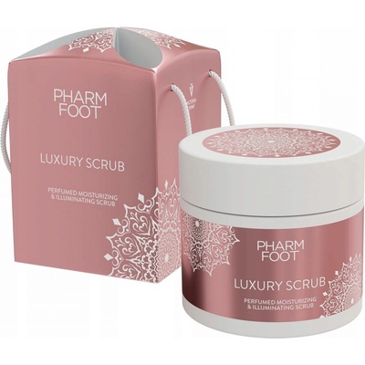 Pharm Foot Parfémovaný hydratační a rozjasňující peeling LUXURY SCRUB 200 g