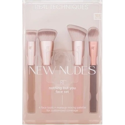 Real Techniques New Nudes Nothing But You Face Set sada štětců na obličej – Zbozi.Blesk.cz