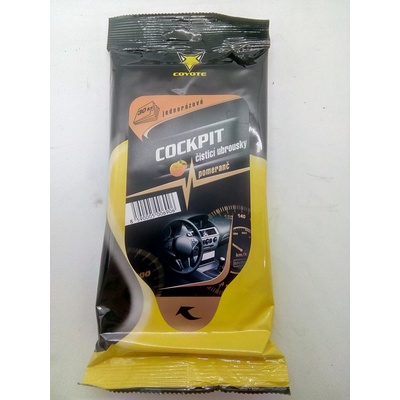 Coyote Cockpit čistící ubrousky pomeranč 30 ks | Zboží Auto Coyote Cockpit čistící ubrousky pomeranč 30 ks | Zboží Auto