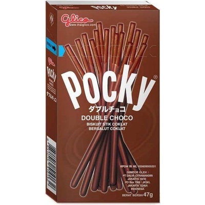 Glico Pocky Double Choco 47 g – Zboží Mobilmania