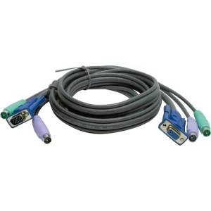ATEN kvm кабел ps/2 и vga, 2 м - 2l-1001p/c (2l-1001p/c)