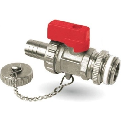 V&G Valogin LUX Vypouštěcí a napouštěcí kulový kohout DN15 - 1/2" PN20 s teflonem