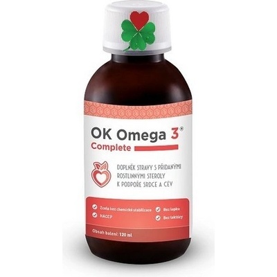 OKG OK Omega-3 Complete cholesterol srdce cévy tlak 120 ml