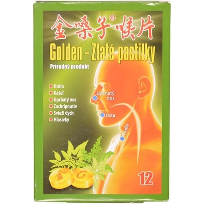 Kurbel Golden Zlaté pastilky 12 pastiliek