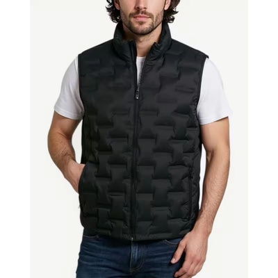 Jack&jones Quilted Sleeveless Vest Black