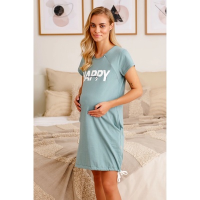Materská nočná košeľa Happy mommy mineral