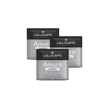 50 бр. кафе на филтър дози lollo caffe amore assoluto