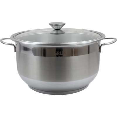 Дълбока Тенджера berlin - със стъклен капак, висококачествен инокс, 26 см