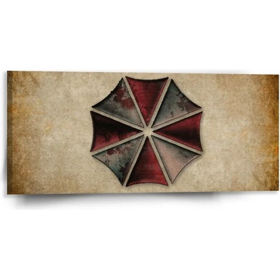 Sablio Obraz Resident Evil Umbrella Corporation Vintage - 110x50 cm